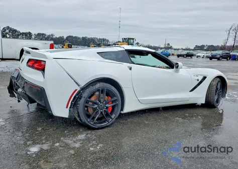 2017 Chevrolet Corvette Stingray Z51 2Lt z USA, uszkodzony, nr VIN 1G1YK2D71H5116542